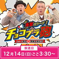 【衝撃スクープ！チョコプラ砲】お買得商品が続々！