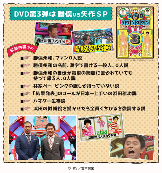 水曜日のダウンタウン(3)／DVD | TBSショッピング