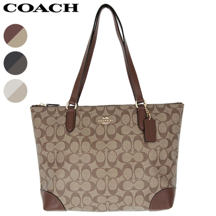 コーチ レザートリミングシグネチャートート ｔｂｓショッピング