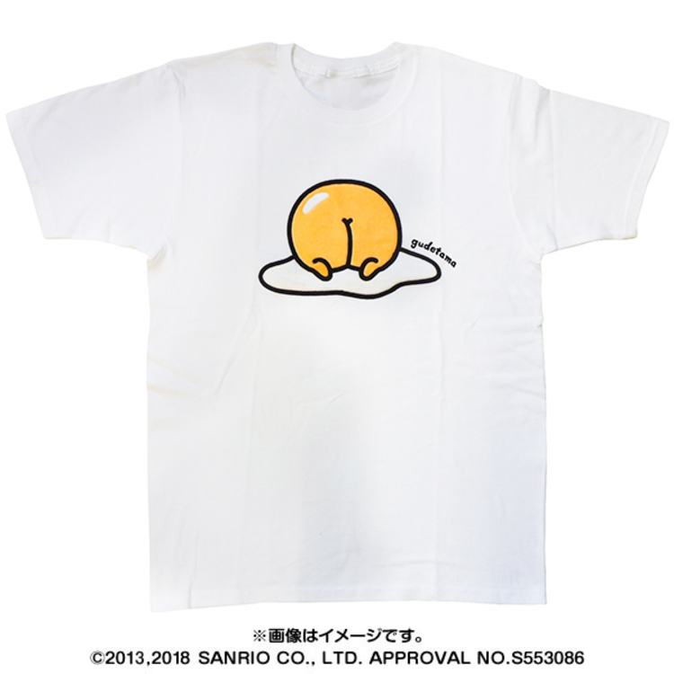 ぐでたま もこもこtシャツ おしり ホワイト ｔｂｓショッピング