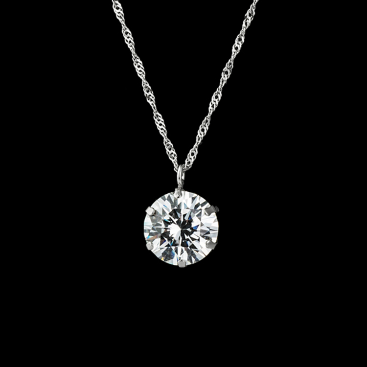 プラチナキュービックジルコニアペンダント ｔｂｓショッピング