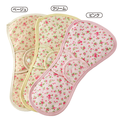 花柄さわやかケアサポートパッドW(3色組) 花柄さわやかケアサポートパッドW(3色組)