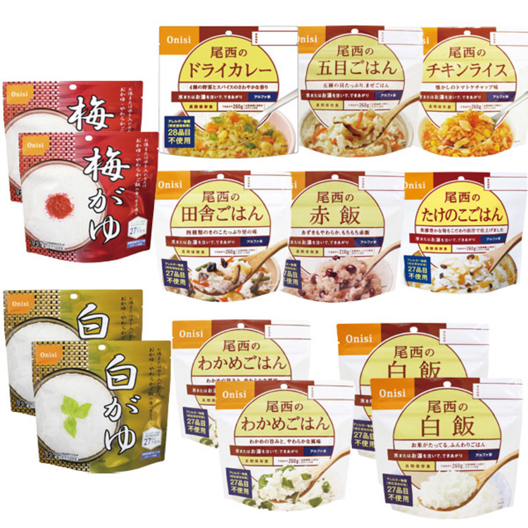 非常食アルファ米 14食セット 10種 ｔｂｓショッピング