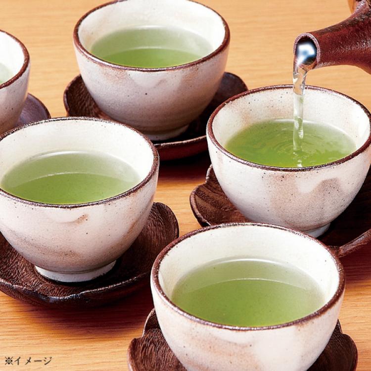 静岡牧之原産 業務用抹茶入り煎茶 2kg 茶缶付き ｔｂｓショッピング