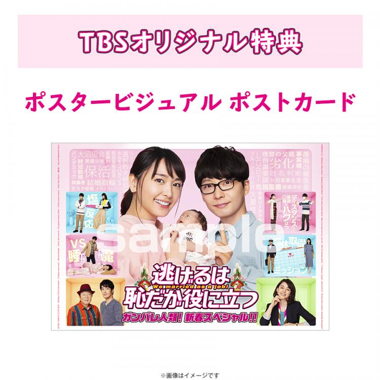 逃げるは恥だが役に立つ ガンバレ人類 新春スペシャル Dvd Tbsオリジナル特典付き 送料無料 2枚組 くまみくりルームシューズセット ｔｂｓショッピング