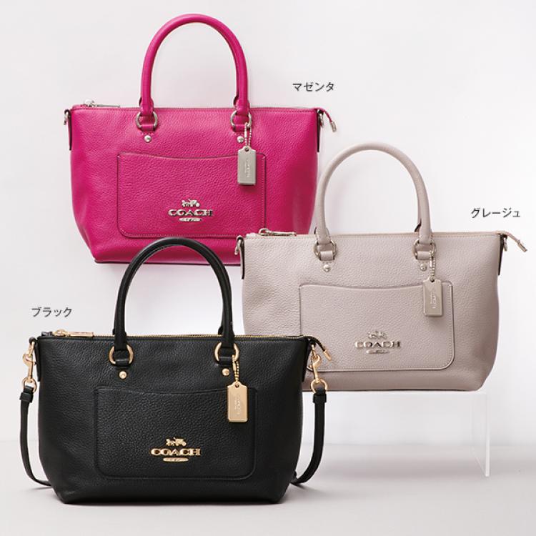 miyabiのバッグCOACH コーチ 2WAYバッグ レザー チャーム F34067