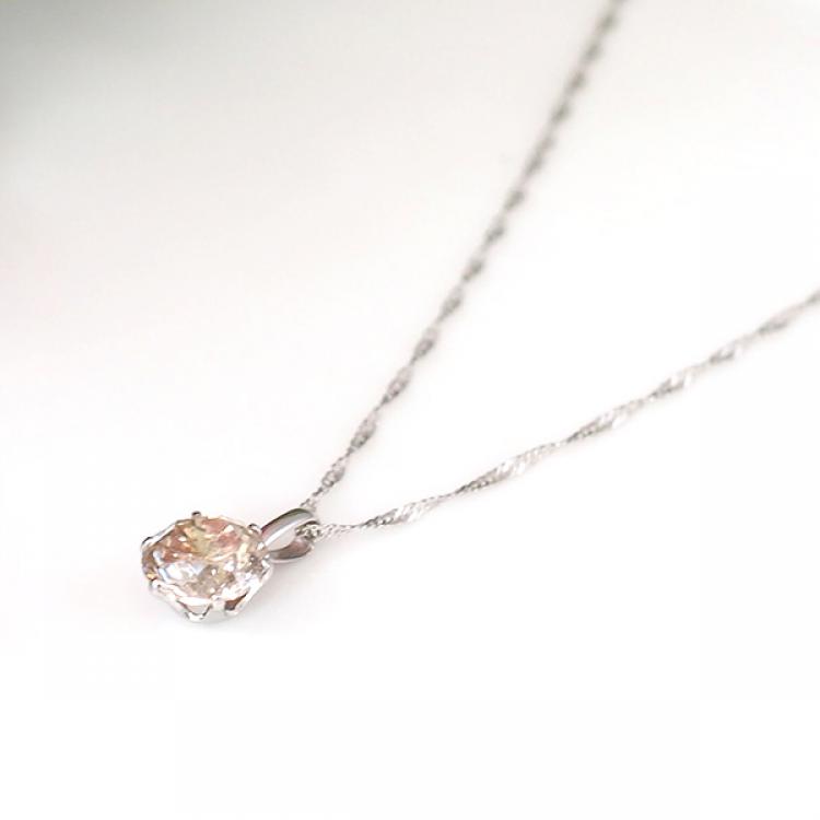 ダイヤモンド ネックレス プラチナ 一粒 0.7ct 鑑定書付 0.70ctup F