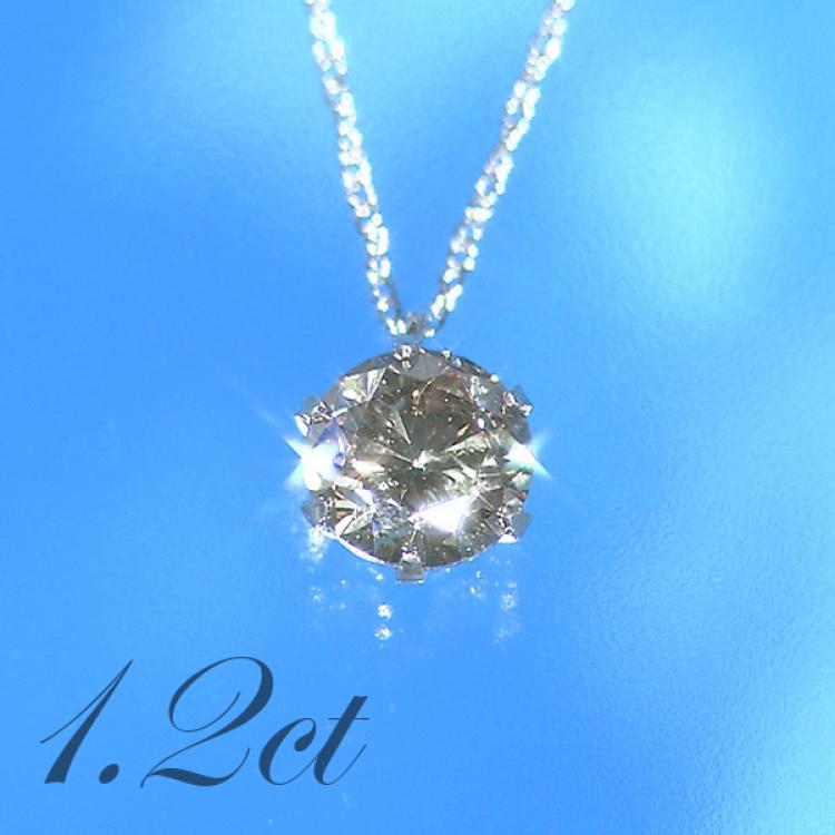 １粒ダイヤ 0.312ct I VS2 78面カット PT製 ダイヤモンドペンダント