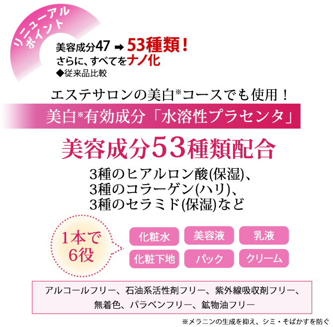 TBSショッピング薬用美白コスメ部門※4年連続売上No1コスメがバージョンアップ！