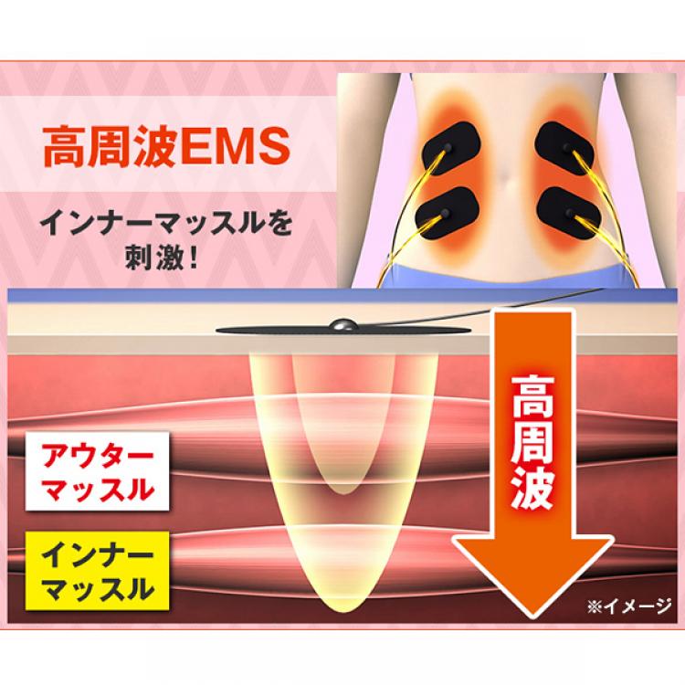 ディープエクサ18 ジェルパッド4枚入 ヒロミ プロデュース EMS 高周波