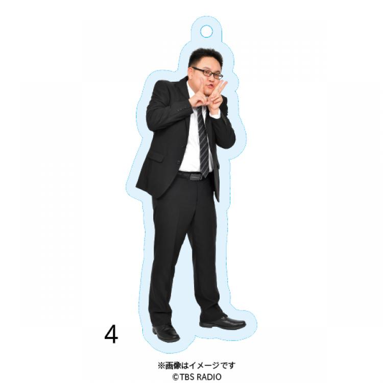 問わず語りの松之丞 笑い屋シゲフジアクリルキーホルダー／全6種セット