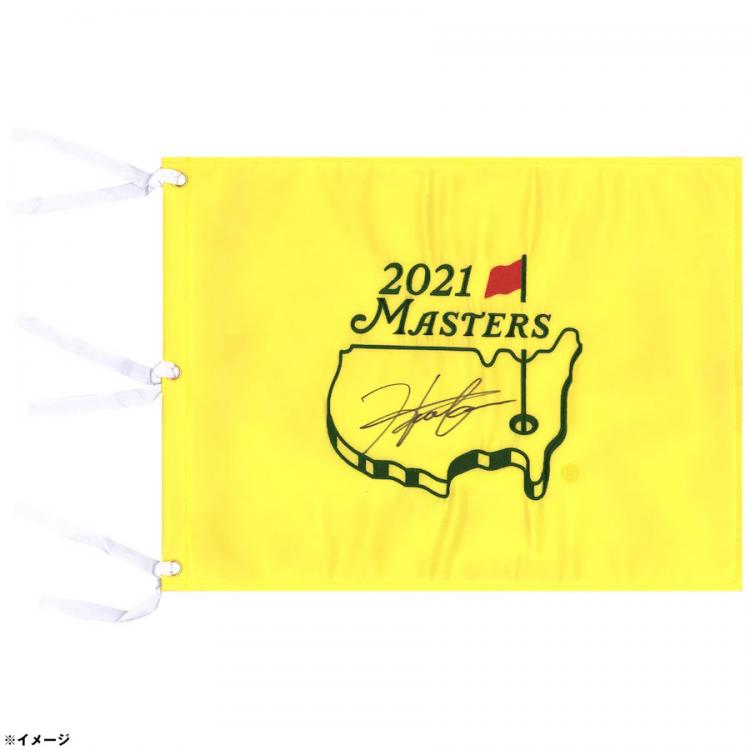 松山英樹　マスターズ2021 直筆サイン　オーガスタナショナルスコアカード長さ26cm×縦36cm