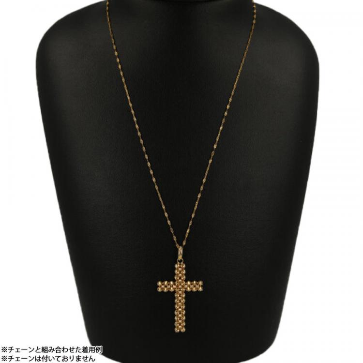 初売り】 842.K18 ネックレス クロス Cross Necklace 2.0g - アクセサリー