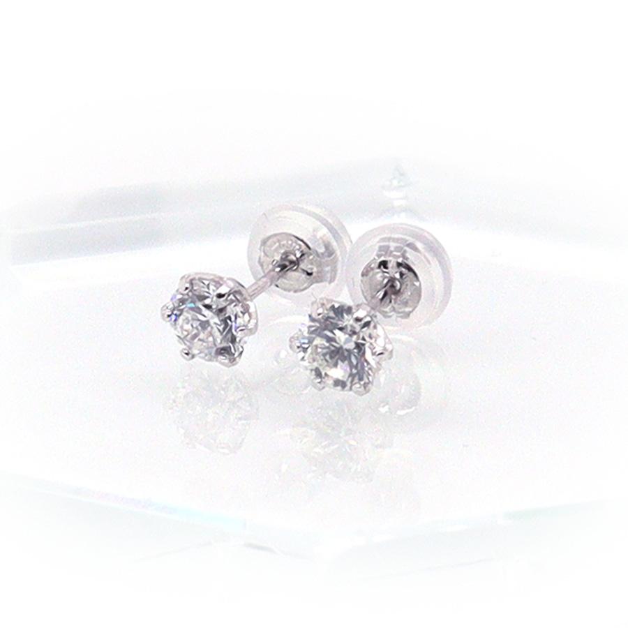 ダイヤモンドピアス プラチナピアス スタッド 0.12ct