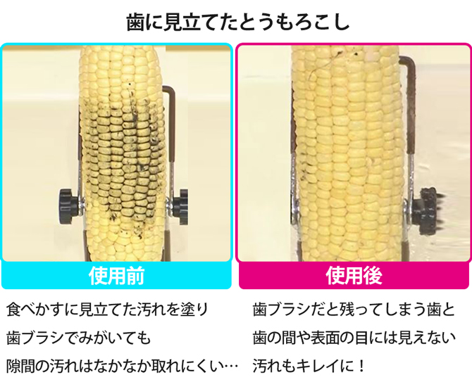 磨き残しがどれほどキレイになるのか検証