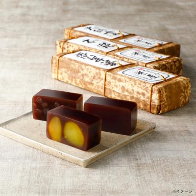 なごみの米屋 極上大棹羊羹3本詰(栗・本煉・大納言)/各1本 計3本 なごみの米屋 極上大棹羊羹3本詰(栗・本煉・大納言)/各1本 計3本