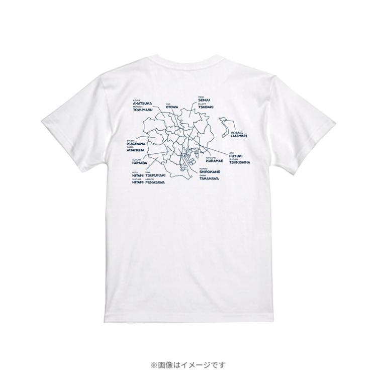 tokyo mer Tシャツ 役名地図デザイン クリアファイル