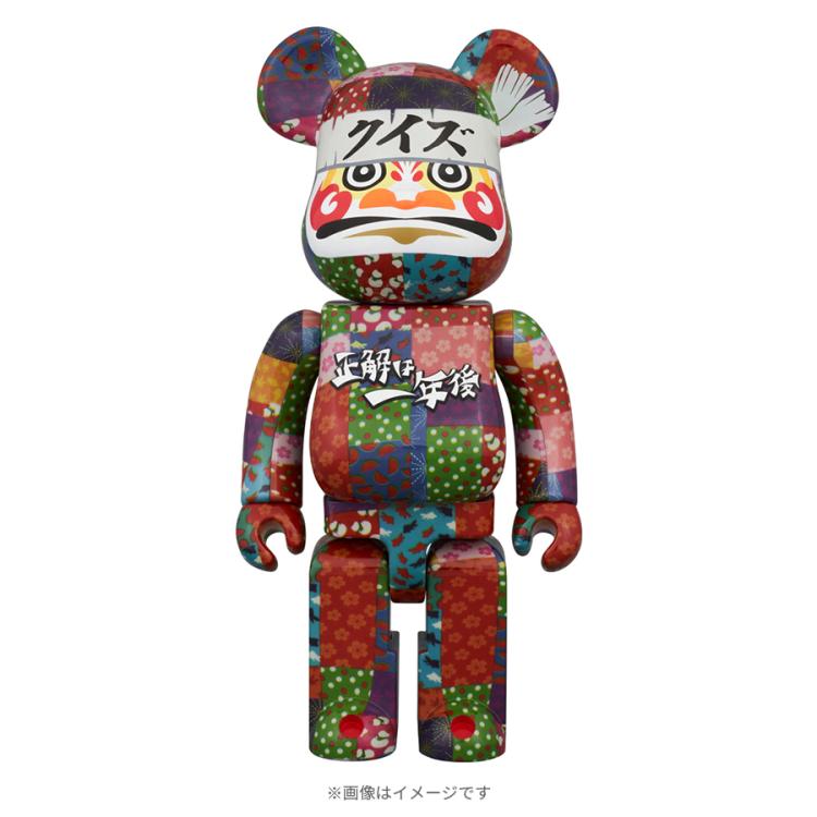 ご確認宜しくお願い致します新品 BE@RBRICK 達磨 クイズ☆正解は一年後 400%x1