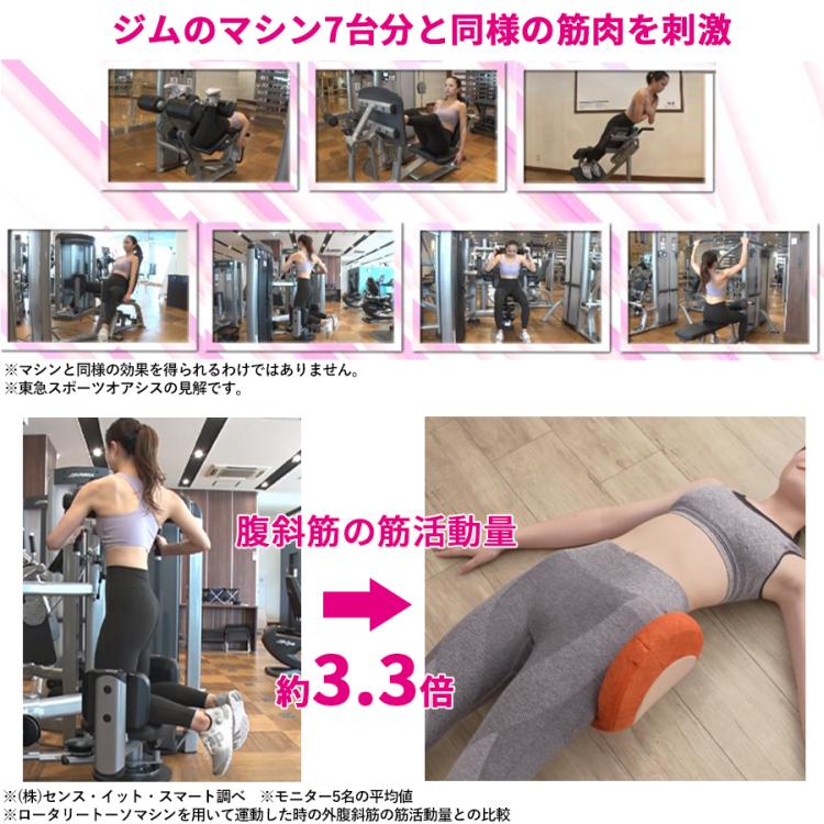 特別価格】ごろりんシェイパー／東急スポーツオアシス開発／ストレッチアイテム | ＴＢＳショッピング