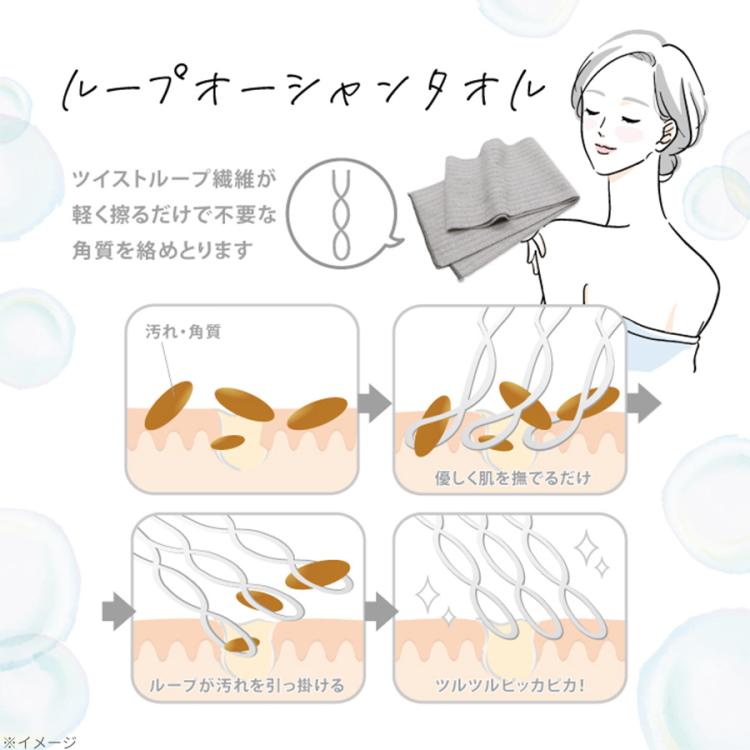 ループオーシャンタオル／あかすりタオル | TBSショッピング