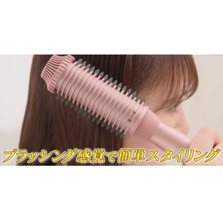 クレイツイオン ブラシアイロン アビュー／ブラシ型ヘアアイロン | ＴＢＳショッピング