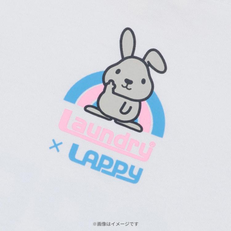 LAPPY × laundry ホワイトTシャツ M ラッピー × Laundry／コロコロラッピーTシャツ | TBSショッピング
