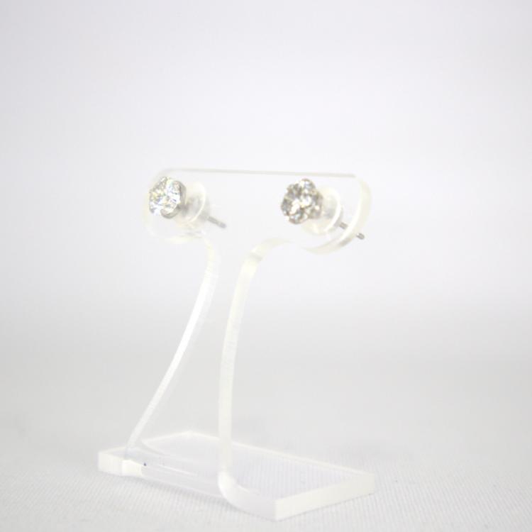 プラチナ合計1.0ct Dカラーダイヤピアス | TBSショッピング