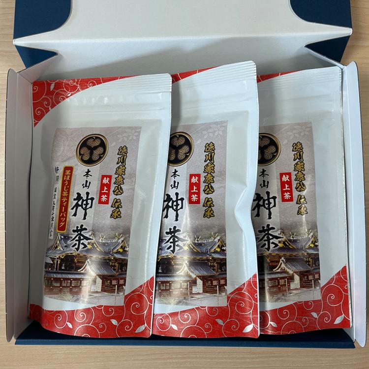 久能山東照宮 神茶茎ほうじ茶ティーバッグ詰め合わせセット／(4g