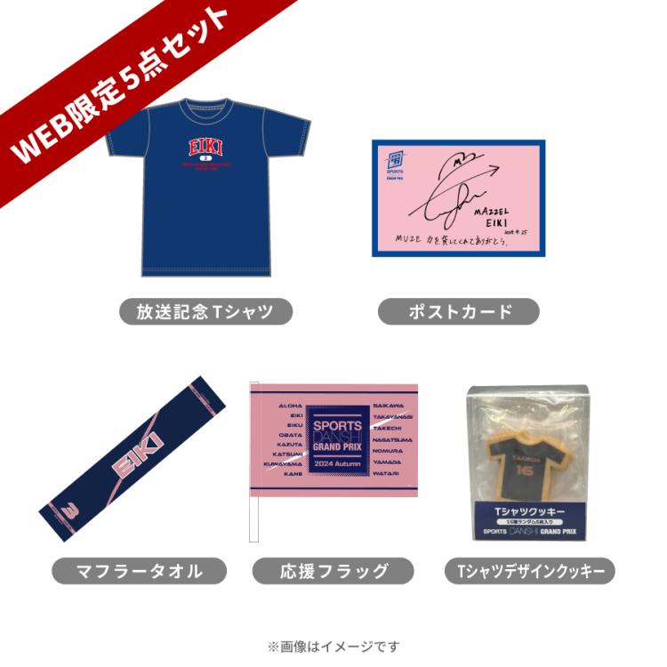 Tシャツ、マフラー等全5点セット Tシャツ、マフラー等全5点セット
