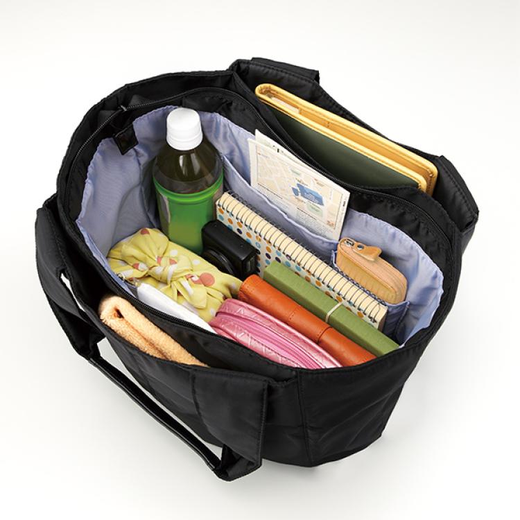 ️酒屋　ポケットいっぱいガバッと開くバック ポケット たくさん バッグ トートバッグ ショルダーバッグ