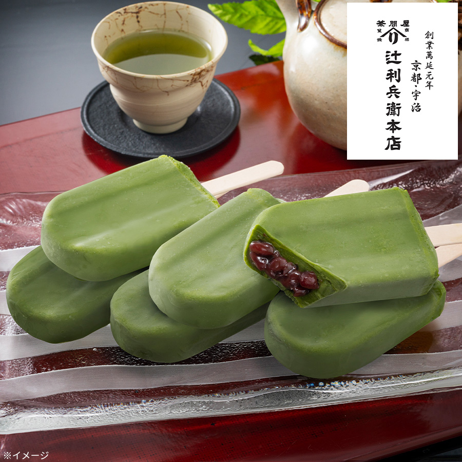 辻利兵衛本店 宇治抹茶金時あいす／6本×4箱 計24本 | TBSショッピング