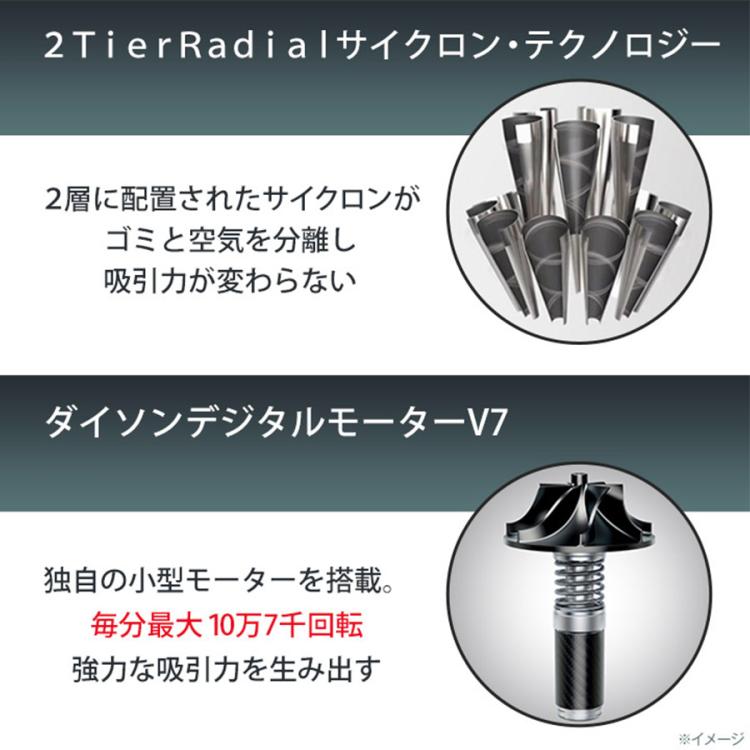 ダイソン（Dyson） コードレス掃除機 V7フラフィ 通販モデル＆フトン