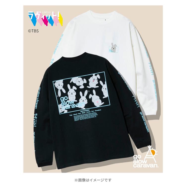 ラヴィット!×go slow caravan／USACラッピースクエアLOGOバック