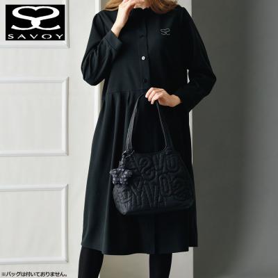 SAVOY(サボイ) すっきり見えのゆったりタックワンピース SAVOY(サボイ) すっきり見えのゆったりタックワンピース