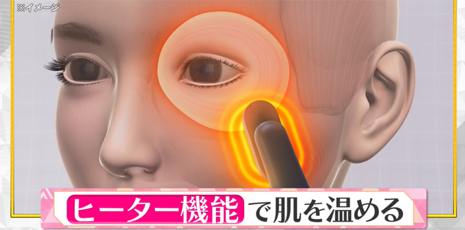 ヒーター機能とLED