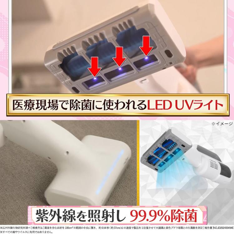 レイコップ。布団クリーナー。 レイコップ UVクリーナー レニー（Renny）／コードレス／軽量