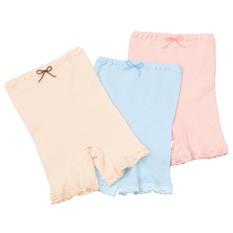 三色ショーツポーチ付き　サイズQ gunze_34js1063h