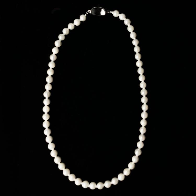 高島屋 6.5～7mm珠あこや真珠ネックレス／6.5mmあこや真珠