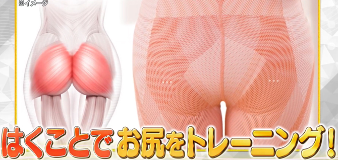 シリーズ累計出荷数400万台突破！(※)
履くことでラクに引き締まった美尻が目指せ
歩行もラクになるSIXPADの人気アイテム
お尻EMS『SIXPAD Hip Fit』