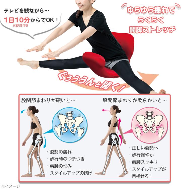 柔ら美人 開脚ベターPlus／天咲 千華開発／ストレッチ／指圧代用