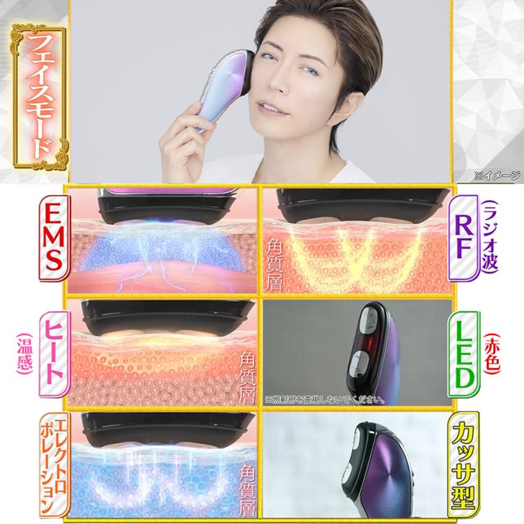 エクストラカッサ　GACKTプロデュース　extra kassa EMS 美顔器 エクストラカッサ／GACKTプロデュース／美顔器 | TBSショッピング