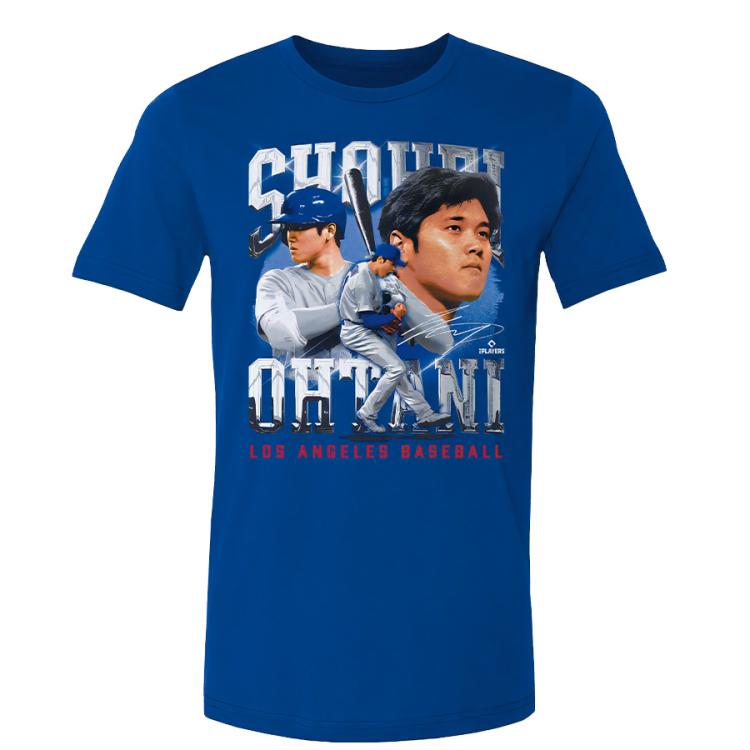 大谷翔平 グラフィック T シャツ ブルー L MLBPA公式ライセンス〉大谷翔平グラフィックTシャツ | TBS