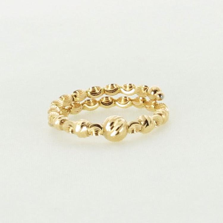 18金 デザイン ダイヤリング ダイヤモンド リング/指輪 0.650カラット 18金イエローゴールド