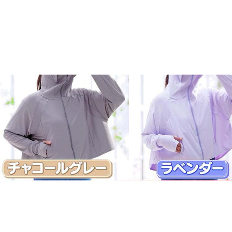 サンブロックラボ爽壁 フェイスガードUVパーカー - ファッション