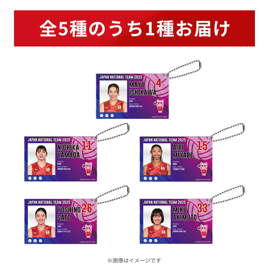 ネーションズリーグ2025記念／トレーディングアクリルカード