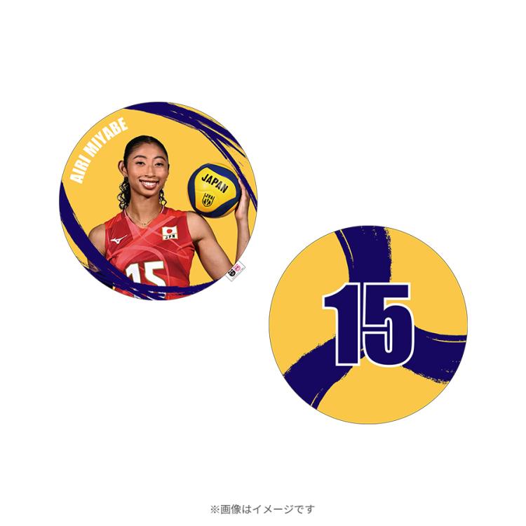 ネーションズリーグ2025記念／ ラウンドミニクッション(女子)【WEB限定