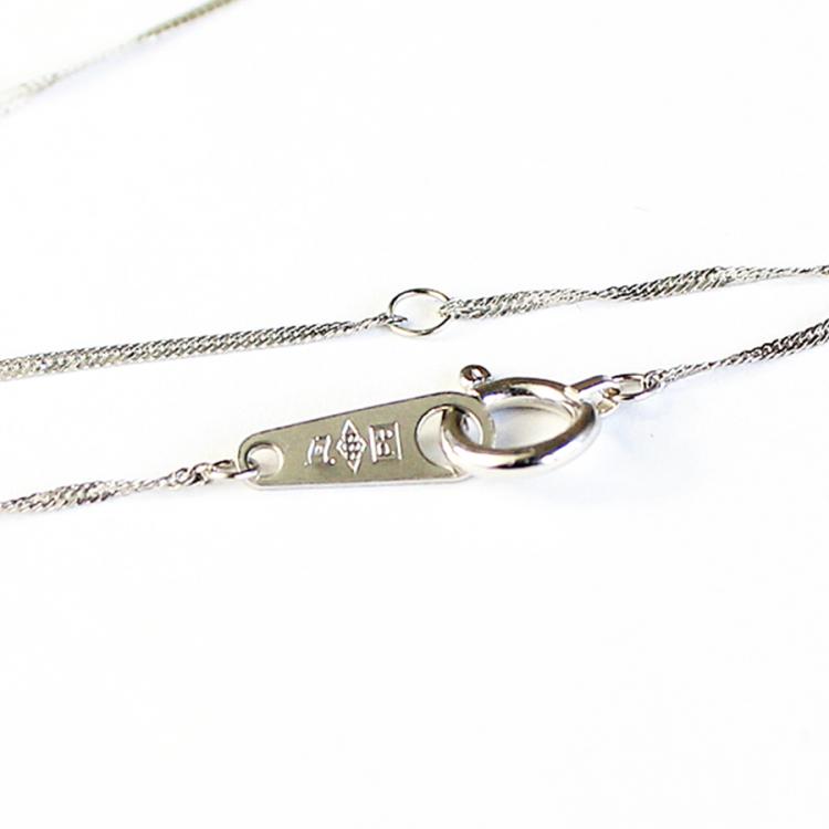 純プラチナスクリューチェーン／造幣局検定マーク入 | TBSショッピング