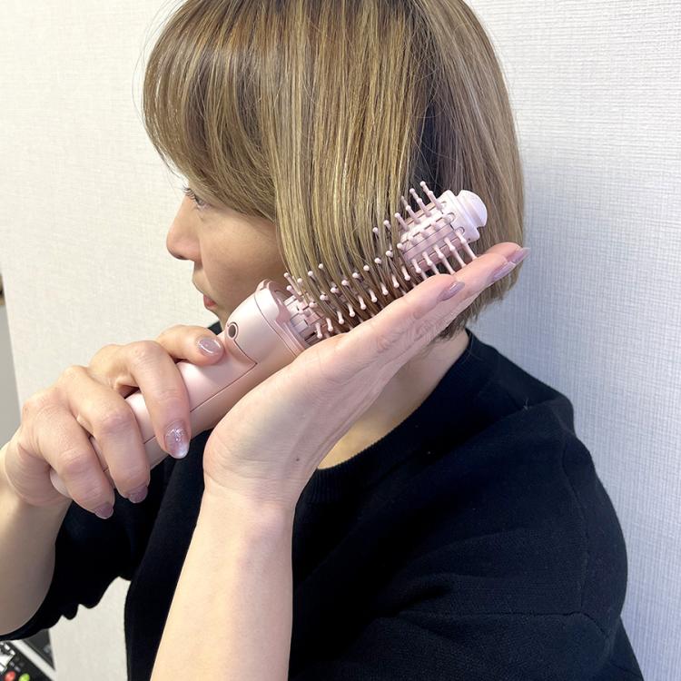 コードレスロールヘアブラシアイロン　イージーカールプロMBW001A コードレスロールヘアブラシアイロン イージーカールプロMBW001A