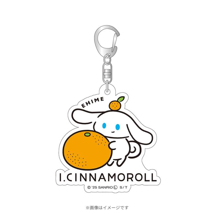 アイシナモロール ご自愛ツアーズ／アクリルキーホルダー(愛媛