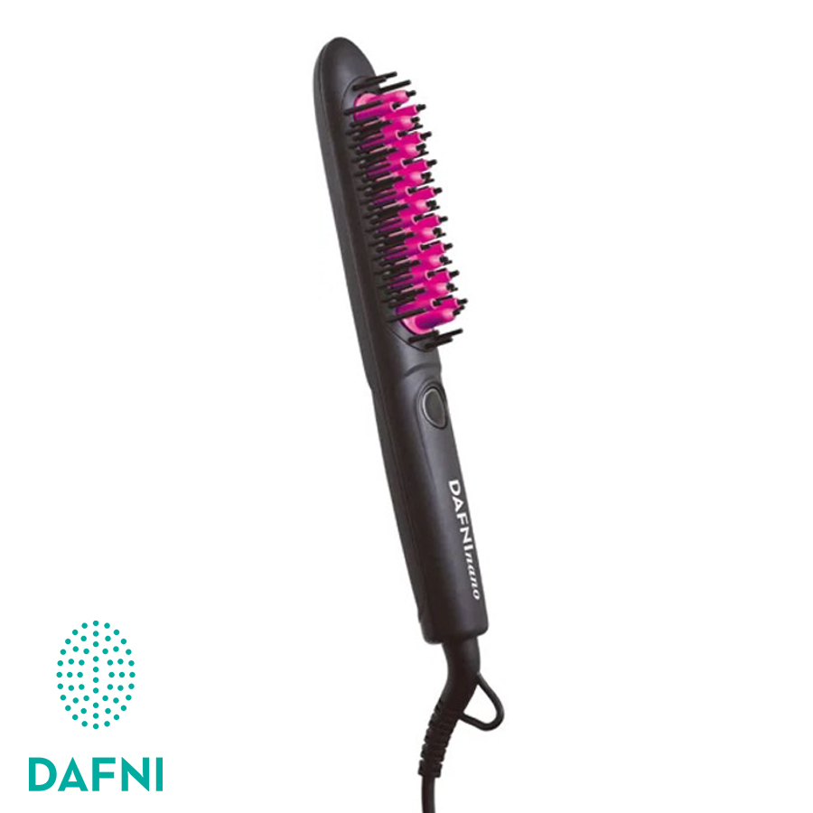 DAFNI LITE ブラシヘアアイロン ブラック/パープル DAFNI JAPAN｜ブラシ型のヘアアイロン「ダフニ」
